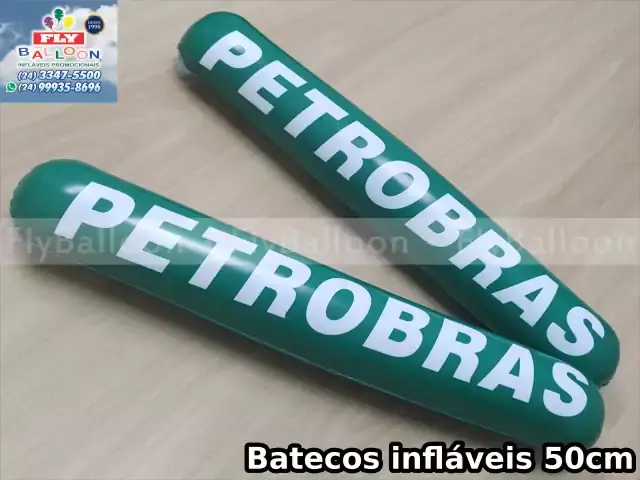 Bastões infláveis promocionais personalizados para Petrobras