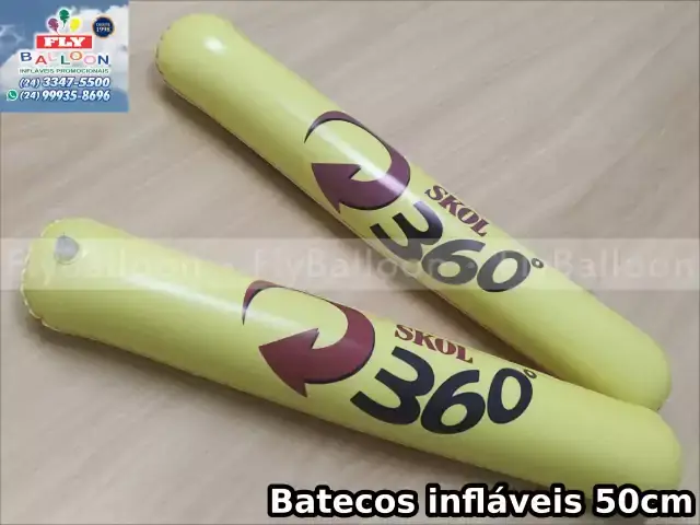 Bastões infláveis promocionais personalizados para Skol 360
