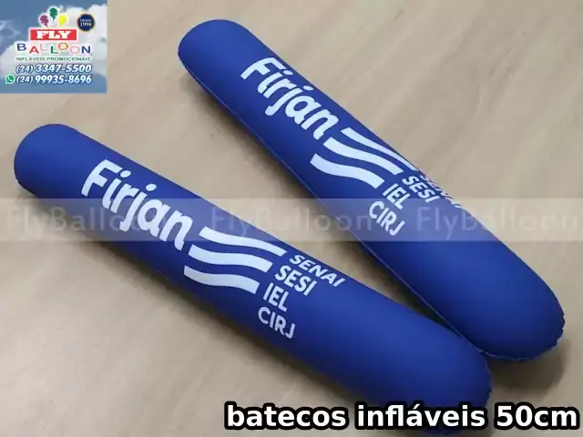 Batecos infláveis promocionais personalizados para Firjan